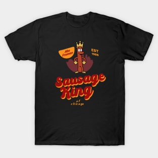 Abe Froman Sausage King Of Chicago (Aged Look) T-Shirt